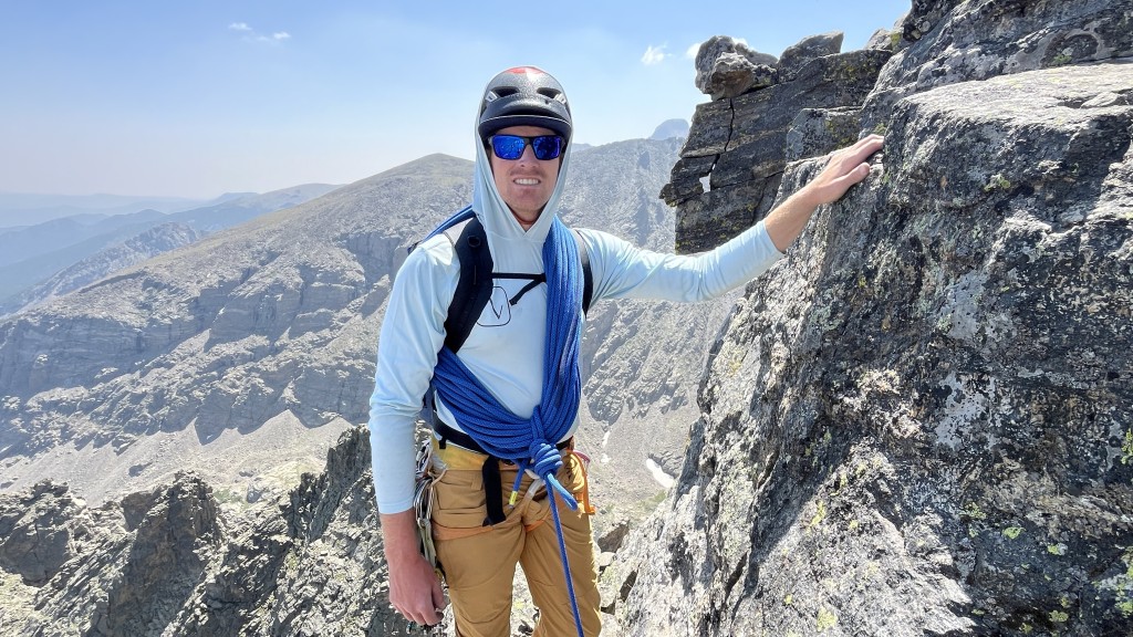 climbing rope - alpine climbing in colorado with the sterling aero 9.2 xeros.