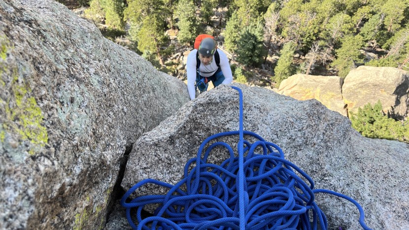 sterling aero 9.2 xeros - we frayed the sheath of the aero 9.2 with lots of use on rough rock...