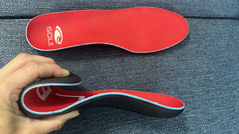 insoles - the sole active medium is rigid from the arch down to the heel.