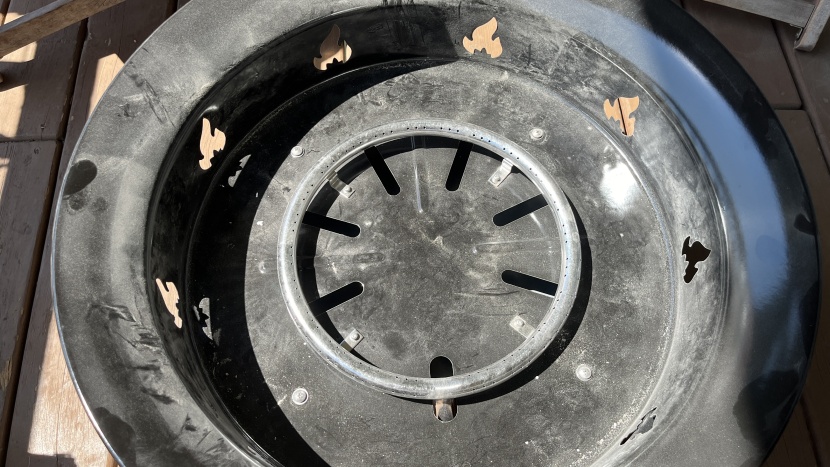 outland living mega - if cleaning is in order, the lava rock can be replaced or washed...