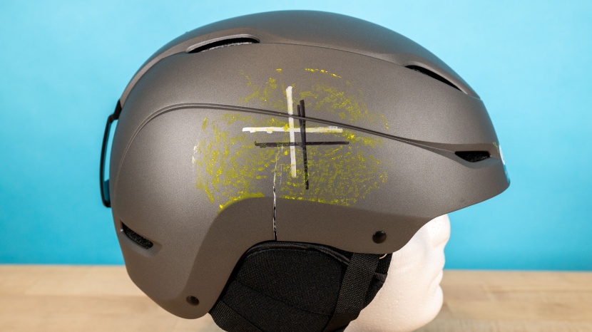 significant shell damage, which helped absorb force away from the...
