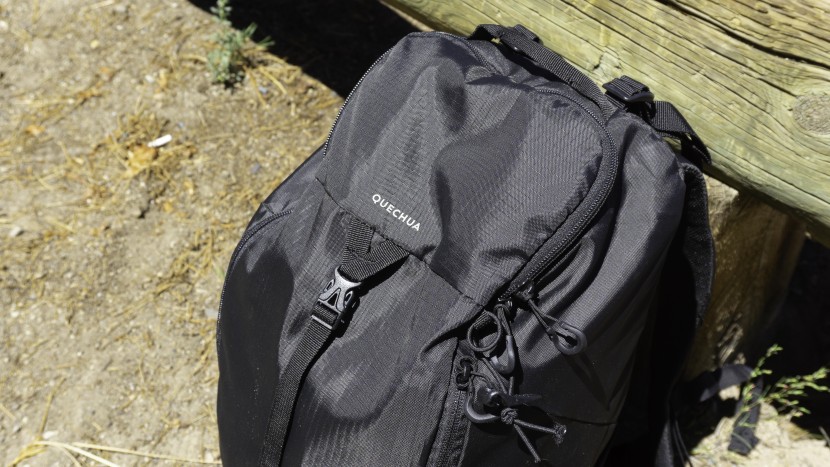 daypack - the decathlon quechua mh100 offers a simple design with a wide...