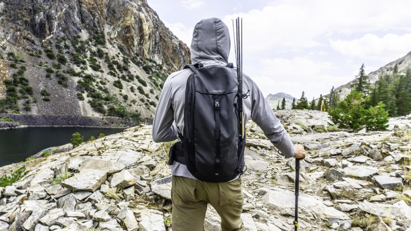 daypack - as you size up the capacity you need, keep in mind the exterior...