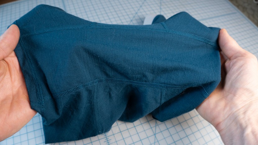 boxer briefs - oftentimes, seams converge onto the bottom of the underwear leading...