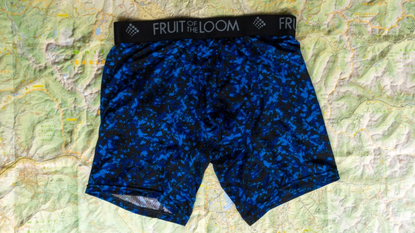travel underwear - put on a pair of fruit of the loom micro mesh boxer briefs and plan...