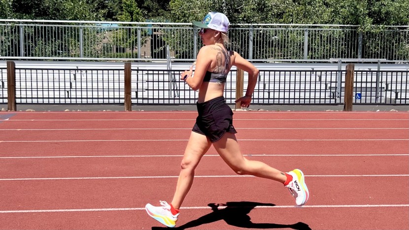 hoka skyward x for women - despite its thick 43 mm stack, the skyward x has a wide enough...