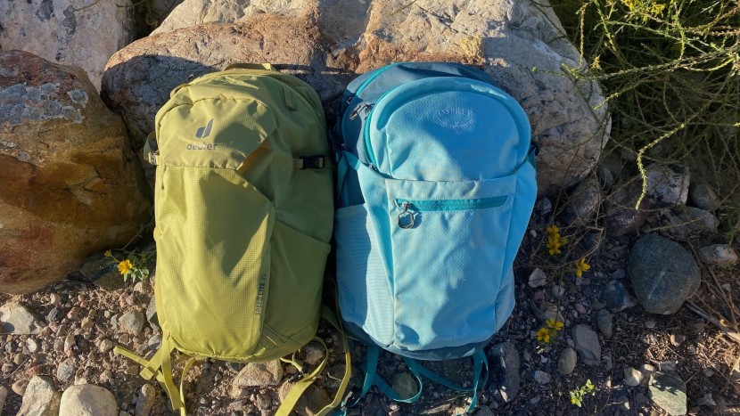 daypack womens - the deuter speed lite and osprey daylite plus side-by-side. both are...