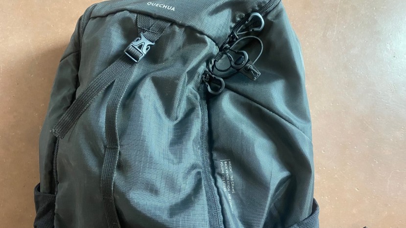 decathlon quechua mh100 for women - the fabric of the quechua is a water-repellent coated polyester...