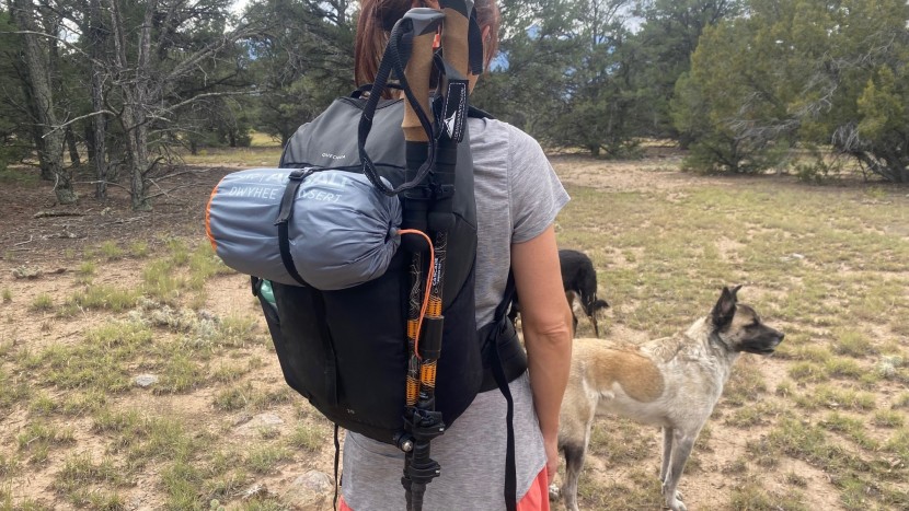 decathlon quechua mh100 for women - instead of an open stuff pocket, the quechua had a buckle point...