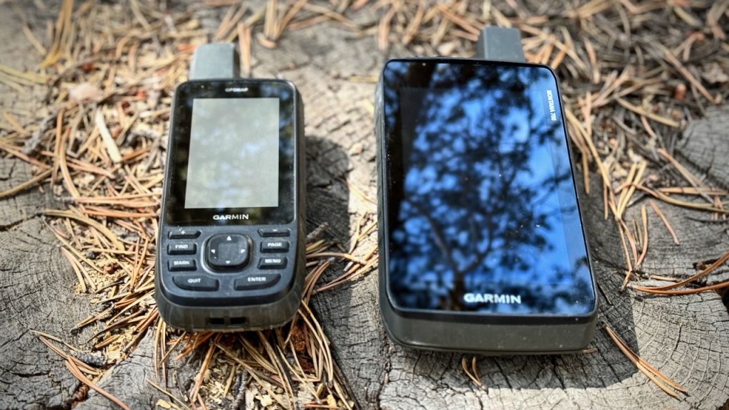 handheld gps - the gpsmap 67 and montana 700 are the only devices (that we tested)...