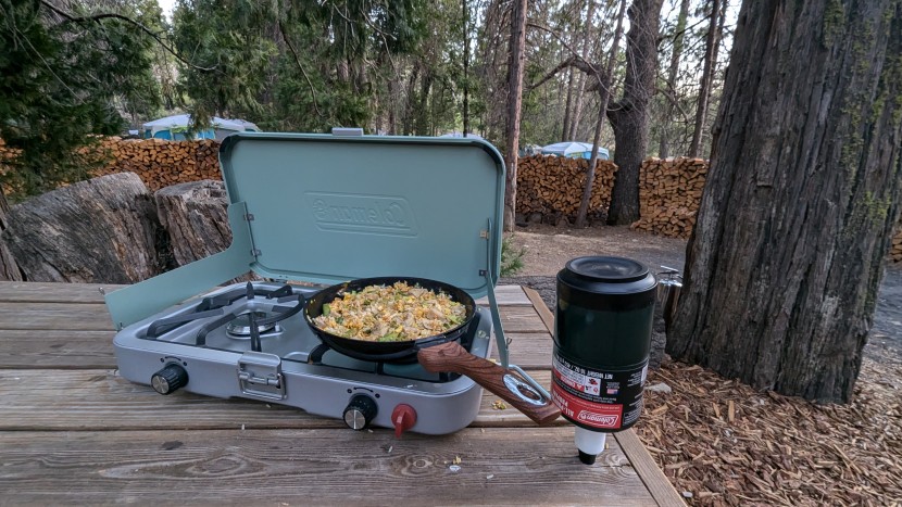camping stove - many stoves use 16-oz. propane canisters that can last you for a...