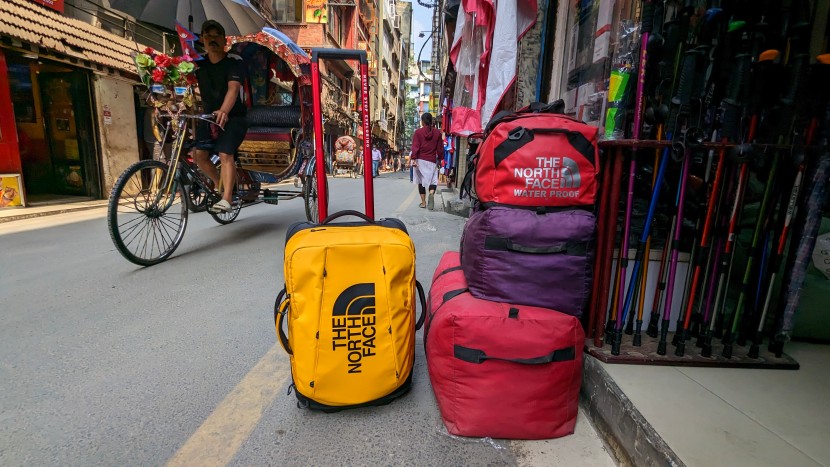 our north face base camp rolling thunder 22 chillin' with some...