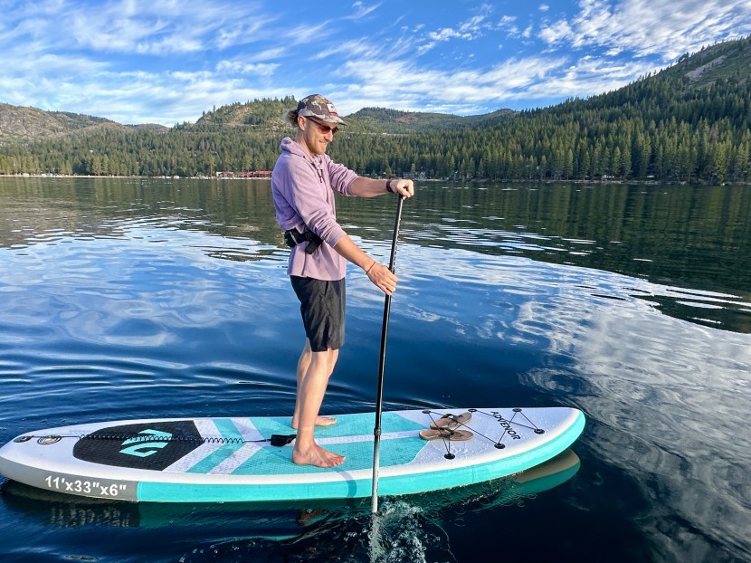 advenor extra wide - even on calm days paddling this board didn&#039;t move super fast but was...