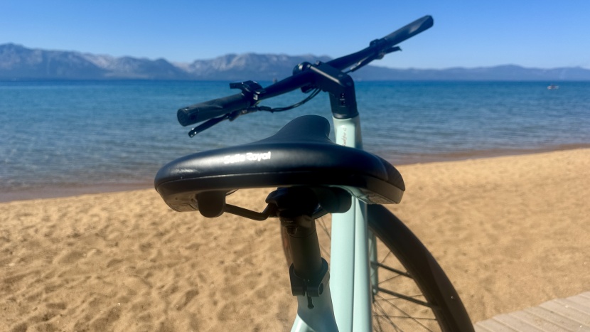 ride1up roadster v3 - the selle royal vivo saddle provides a comfortable perch.