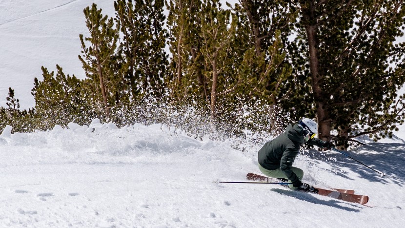 blizzard black pearl 94 - the nimble radius allows for quick turns in the trees, even in deep...
