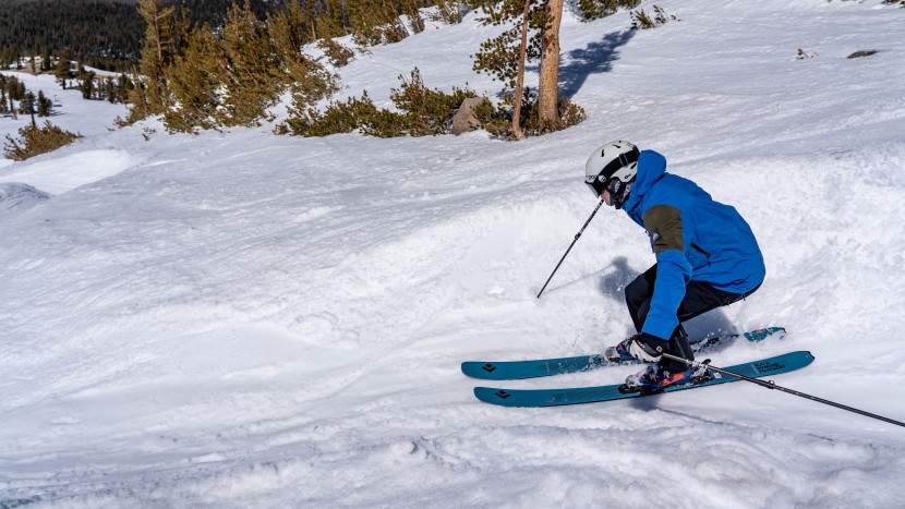 black diamond impulse ti 98 - the impulse ti 98 can smear or pivot through springtime slush just...