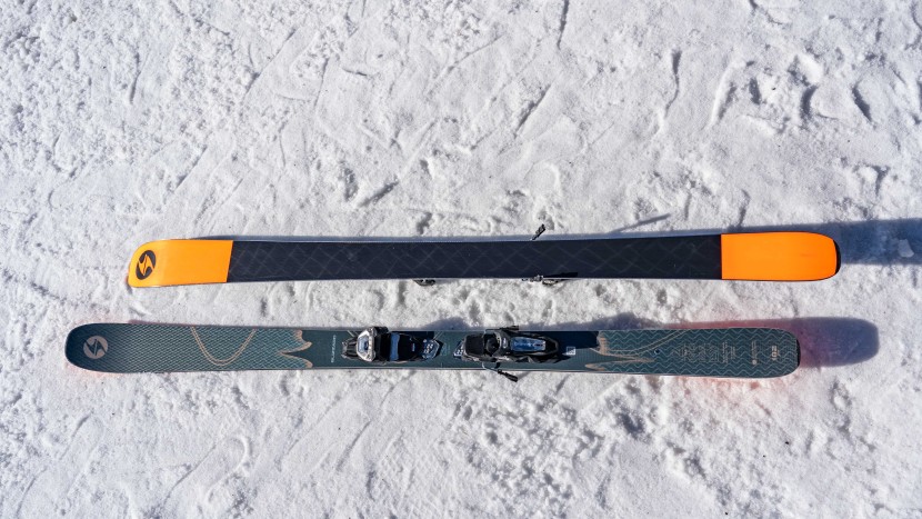 blizzard anomaly 94 - the orange tip and tail denote where the camber underfoot ends.