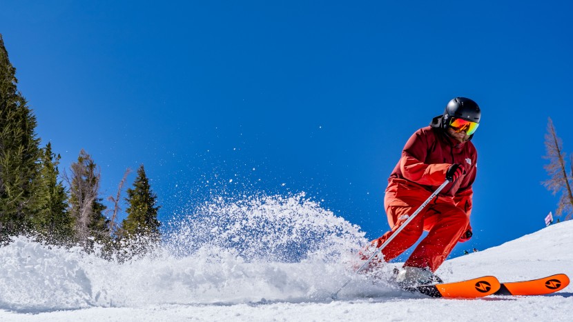 blizzard anomaly 94 - this ski can manage through powder, but it would be much more fun if...