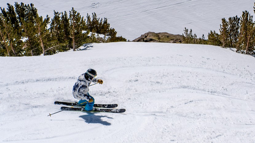 dynastar m-pro 94 ti - this ski is relatively lightweight, yet manages crud surprisingly...