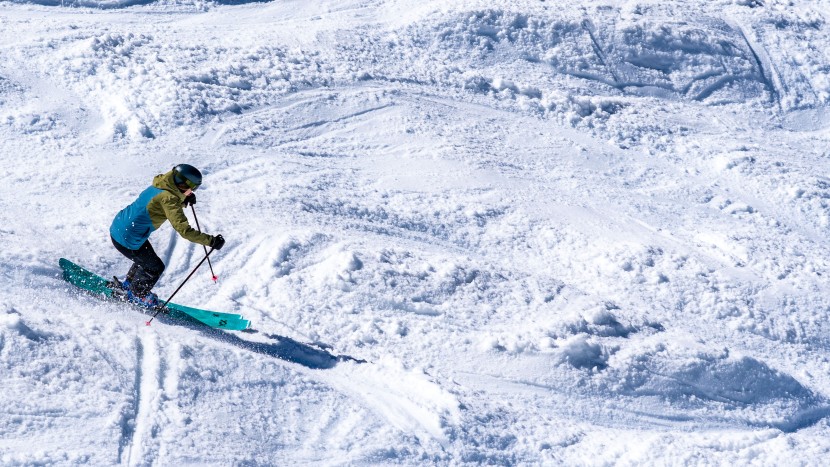 all mountain skis womens - similar to driving on a washboard dirt road, often pinning it...