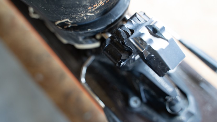 atk raider 13 evo - the diminutive heel piece of the raider 13 evo is an example of...