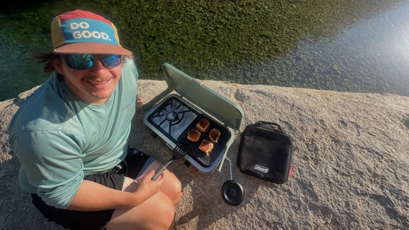 camping stove - do you love perfectly toasted sammies? the cascade 3-in-1 has a cast...