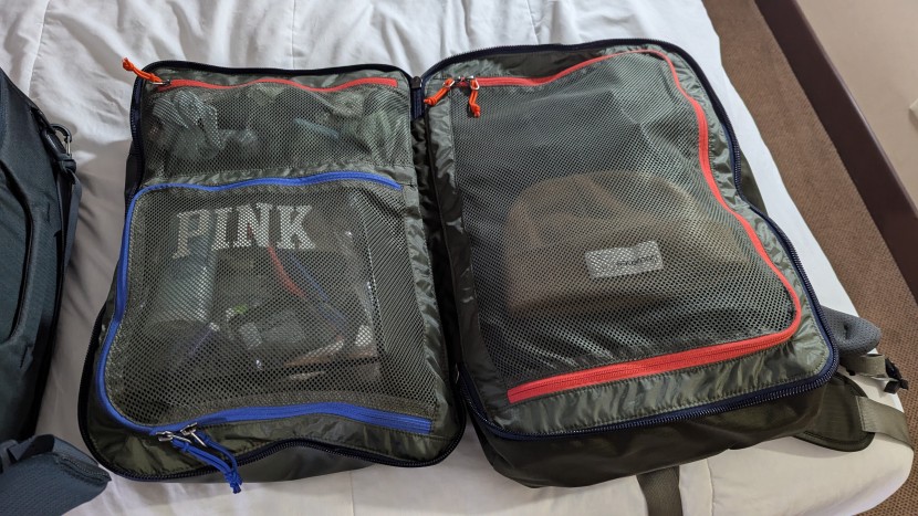 we packed 4 days worth of clothes, toiletries, and travel essentials...