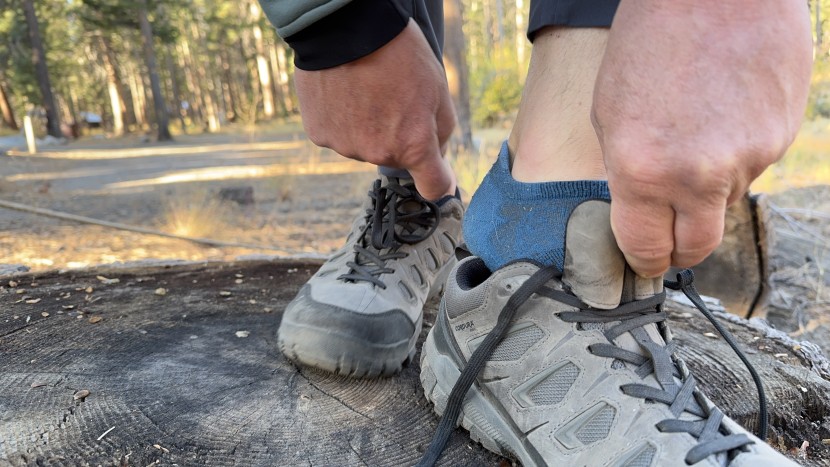 oboz sawtooth x low waterproof - we found these kind of tight to get into, and started to notice the...