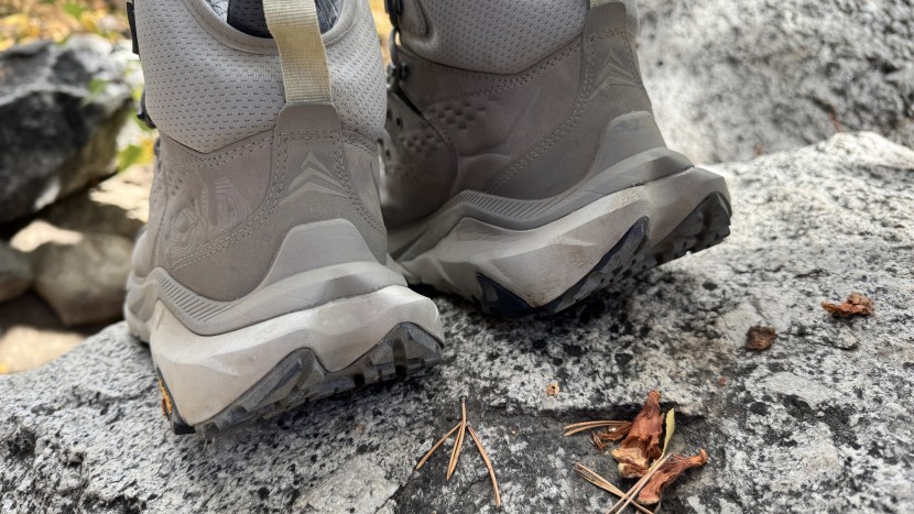 hoka kaha 2 gtx - the swallowtail design might look a little strange, but it does...