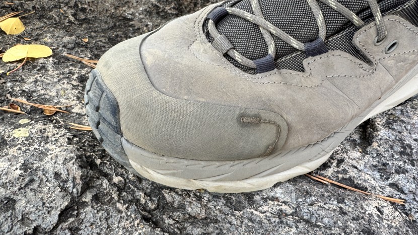 hoka kaha 2 gtx - we like that the toe cap is sewn through as well as glued, as it...