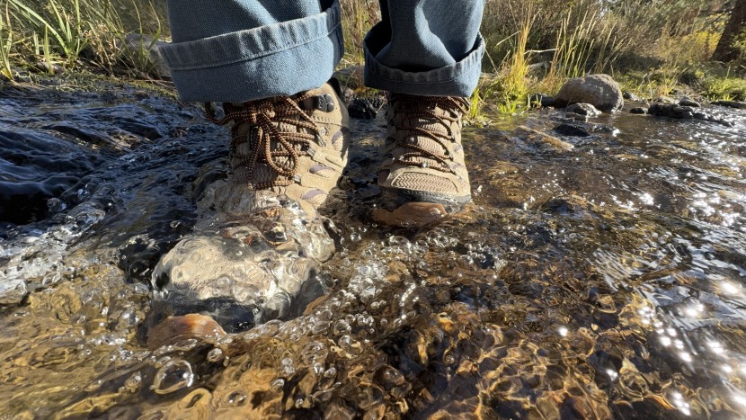 merrell moab 3 mid waterproof - we found this boot&#039;s 4 inch flood height to be perfectly fine while...