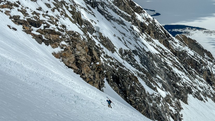 k2 wayback 106 - crud snow can look fluffy from a distance, but be difficult to turn...