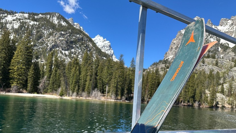 backcountry skis - spring skiing involves firm snow. and if you&#039;re in the tetons...