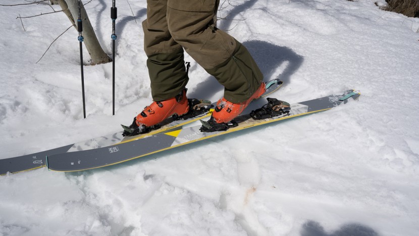 wndr alpine vital 98 camber - even though we paired these with heavy bindings for our testing...