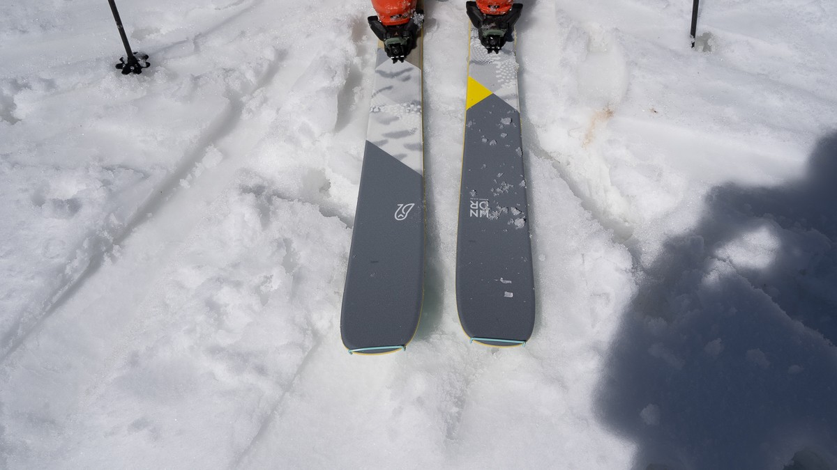 WNDR Alpine Vital 98 Camber Review (Skinning on the WNDR Alpine Vital 98 on a spring day in the Tetons. These are great on a variety of snow surfaces, but...)