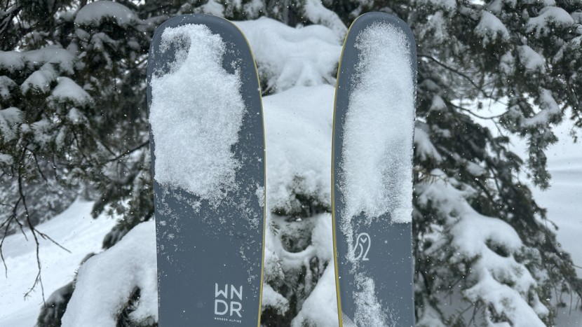 wndr alpine vital 98 camber - even though these are cambered underfoot, the rockered tip combined...