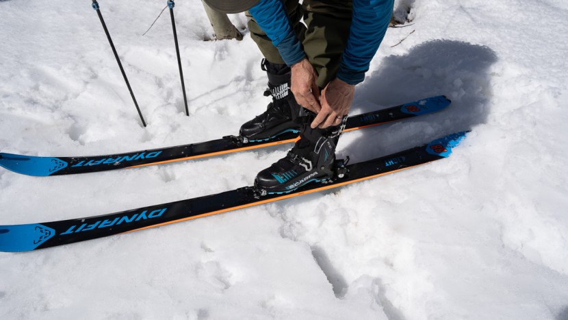 dynafit blacklight 88 - testing on a beautiful spring day in the tetons. we were impressed...