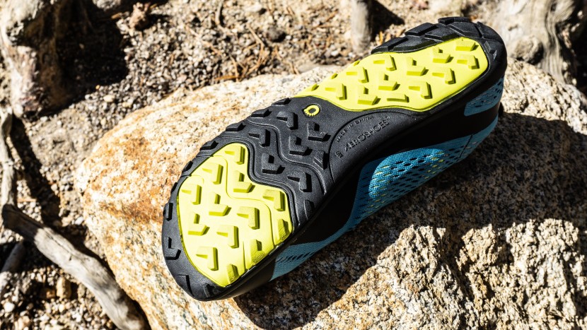 xero aqua x sport - the traction was impressively dependable across wet and dry terrain.