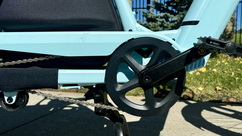 the drivetrain and power train are neatly packaged, but we found the...