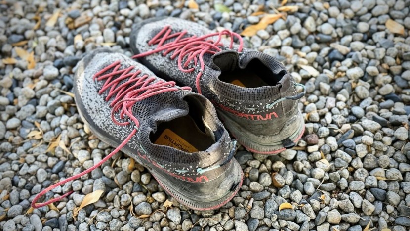 the ankles of these shoes began to loosen up, but that was after we...