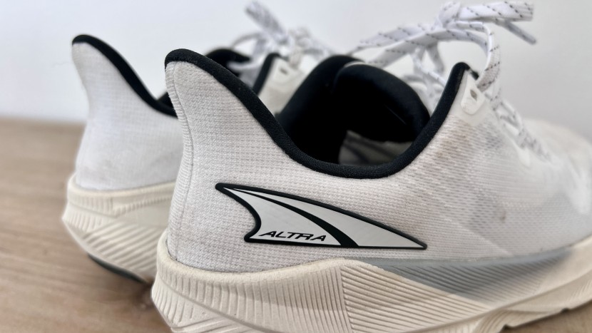 altra experience flow for women - the heel tab is very tall on the altra experience flow, but we...