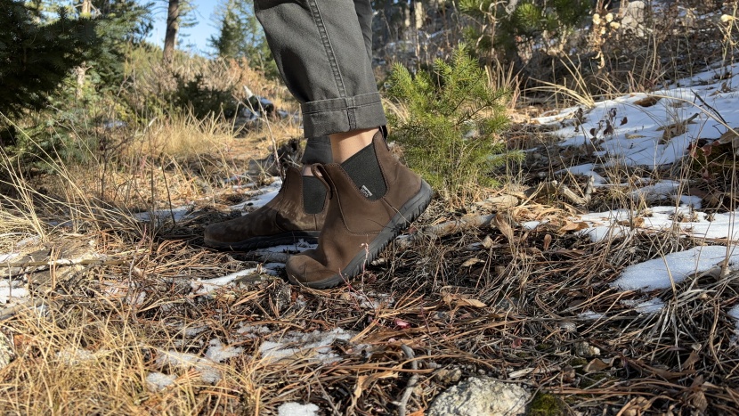 lems chelsea waterproof for women - even in uneven ground, we felt stable and secure in the lems chelsea.