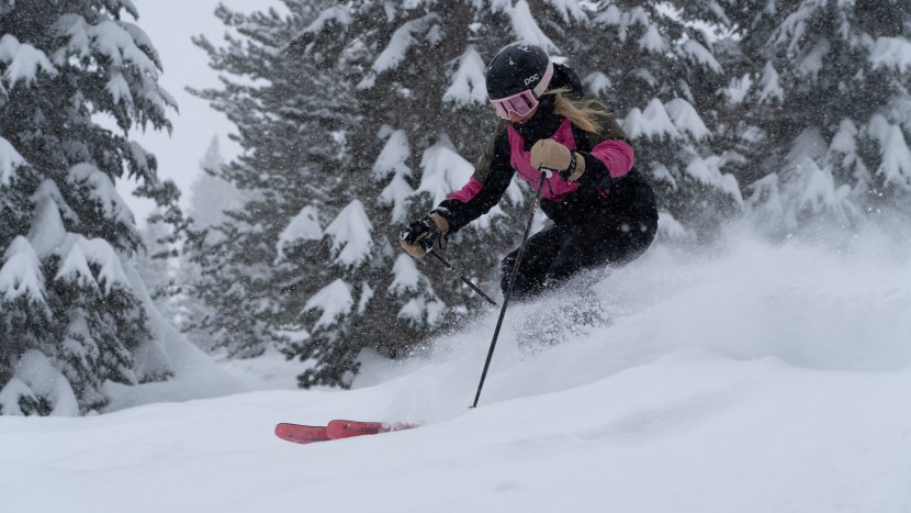 all mountain skis - a rockered profile has become almost universal in all-mountain skis...