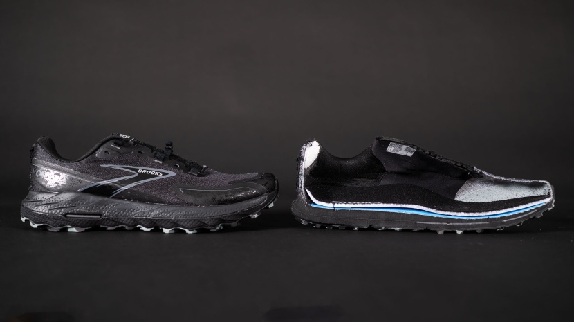 brooks cascadia 18 - the wide platform and stiff trail adapt features make the cascadia...