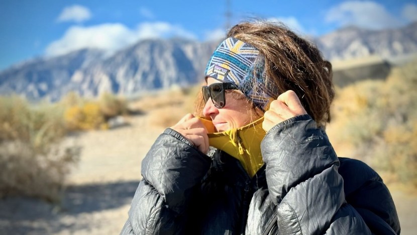 the rei co-op flash hyperstretch features a smooth outer face that...