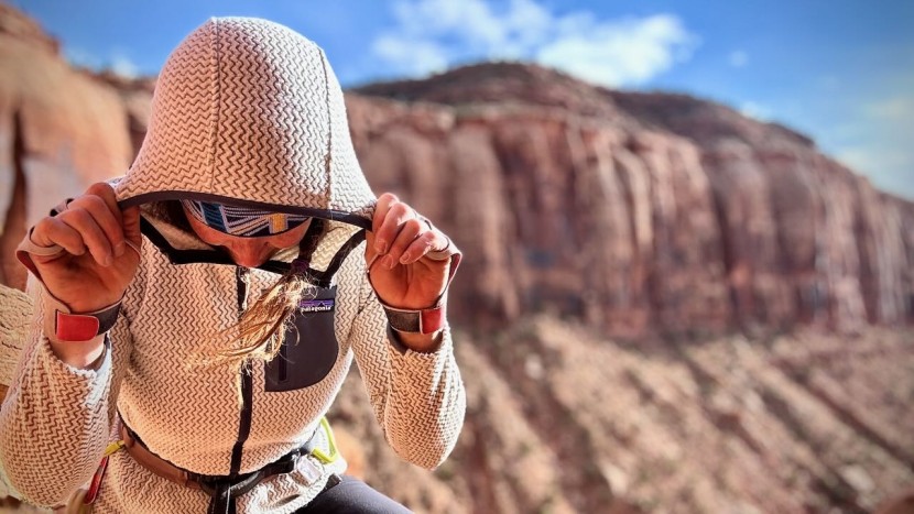 fleece jackets that provide hoods, thumb loops, and thicker...