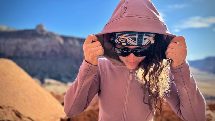 the arc'teryx kyanite fleece jacket features a soft, cozy, and...