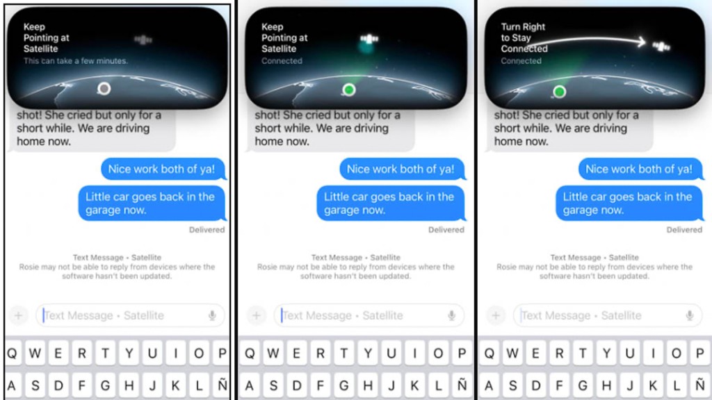 personal locator beacon - getting a good "fix" on a satellite with your iphone is challenging...