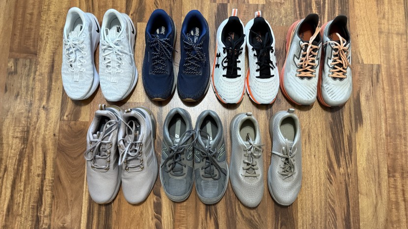 walking shoes men - various materials require different care and maintenance.