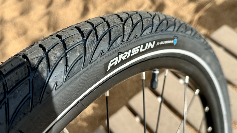 rad power radkick belt drive - arisun 27.5 x 2.25&quot; tires provide some cushion between the rider and...